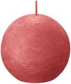 Bolsius Candela a globo Rust Blossom Pink Ø76 mm